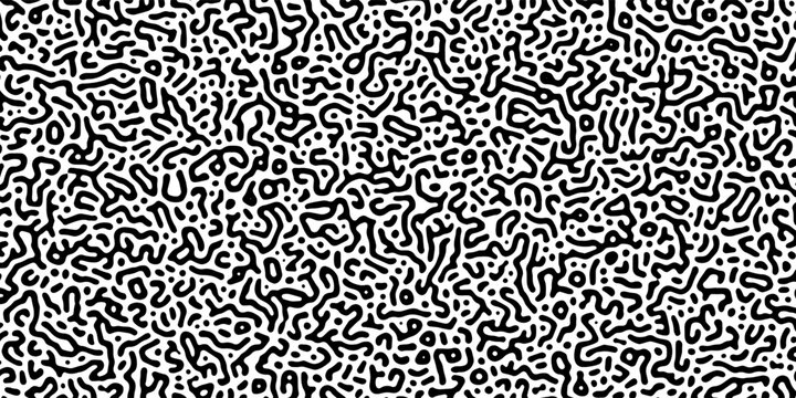 Turing Pattern Background textured black Generative algorithm psychedelic background