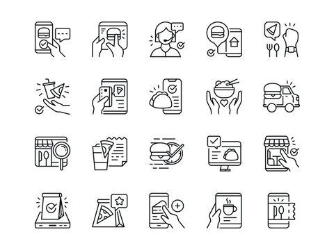 Food Delivery Icons