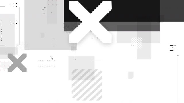 4K UHD high-speed basic geometric overlay animation featuring clean abstract interface elements, dynamic motion graphics, and modern minimal design transitions