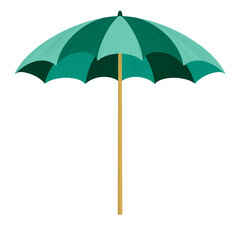 beach umbrella green © jude
