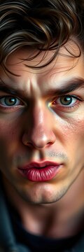 A knowing, slightly mischievous upturn of the lips, hinting at amusement or a shared secret,  intriguing,  teasing