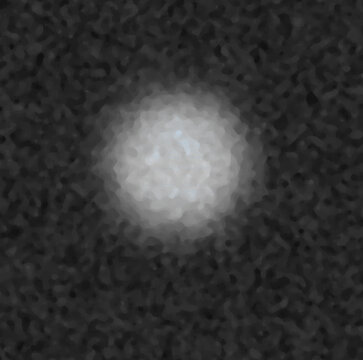 Dark textured digital background featuring a glowing white circular light spot in the center with a painterly, organic micro-texture. 