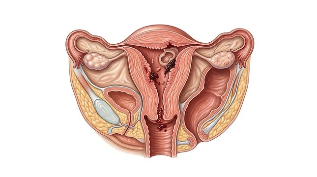 Miscarriage Pregnancy Loss Pathology Illustration