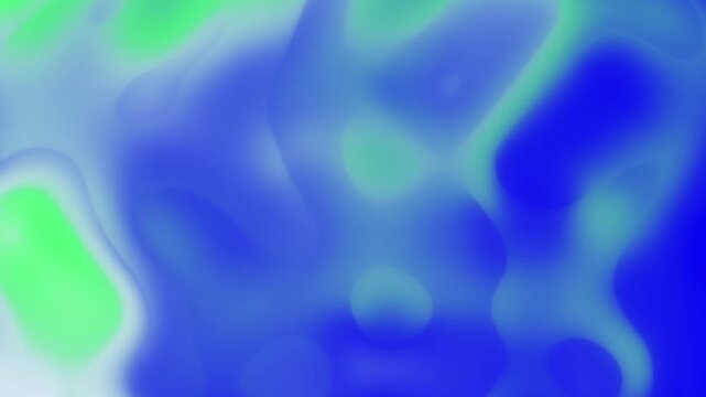 Abstract Blue Green Dark Wave Grid Animation &ndash; Modern Gradient Motion Background, Seamless Loop