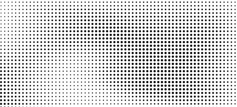 Background with black dots - stock vector. Basic halftone dots effect in black and white color. Halftone effect. Dot halftone. Black white halftone.modern dots arts