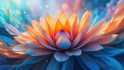 Fototapeta premium Water lily flower
