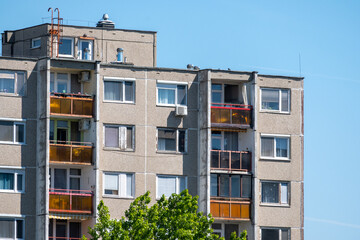 Eastern European Panel Apartment Building © Daniel