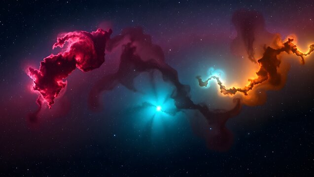 The Inner Light &mdash; A Young Blue Star Cluster Illuminating Its Nebular Birthplace