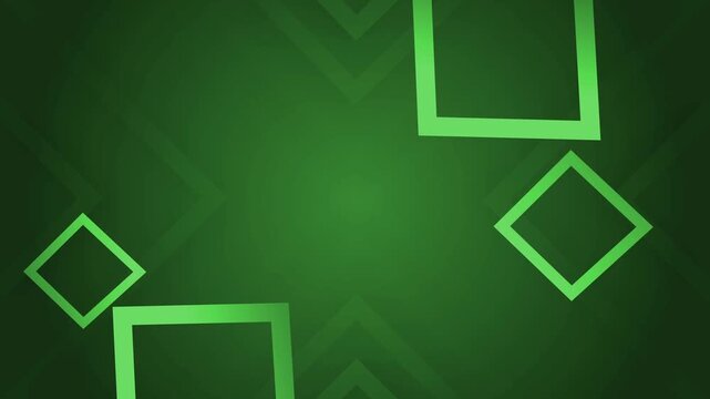 Gradient background with geometric squares animation, Abstract geometric background outlined squares and diamond shapes