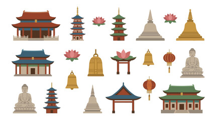 Obraz premium Historical Buddhist Temple