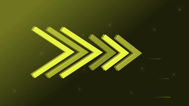 Stylized background with layered chevron arrows pointing right animation