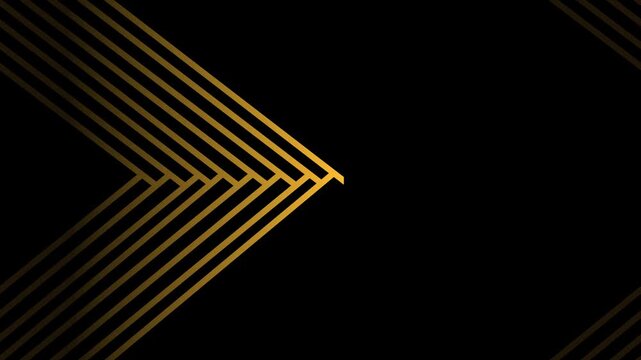 Monochrome chevron arrowhead background animation