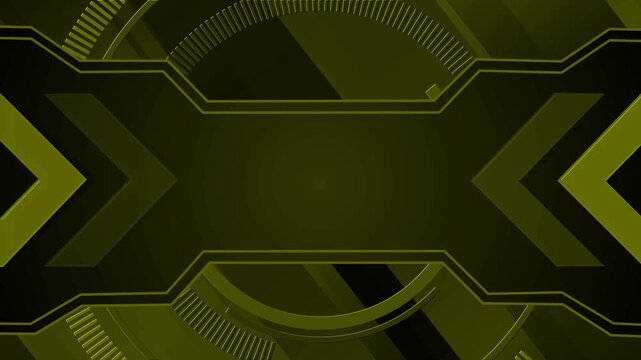 Abstract futuristic geometric shape pattern background animation