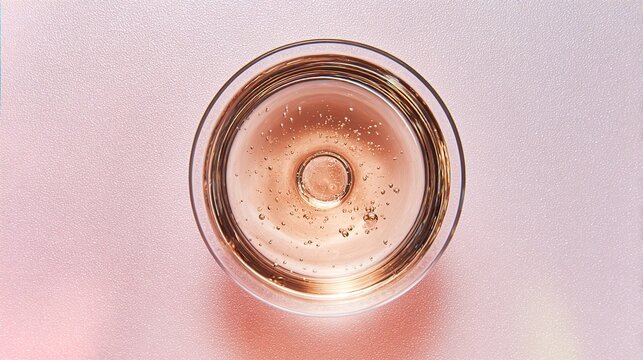 brut. Elegant champagne flute with pink bubbles, showcasing celebration and elegance. bar promotions, beverage menus, designed for food & beverage menus and cafe branding, used by ui designers.