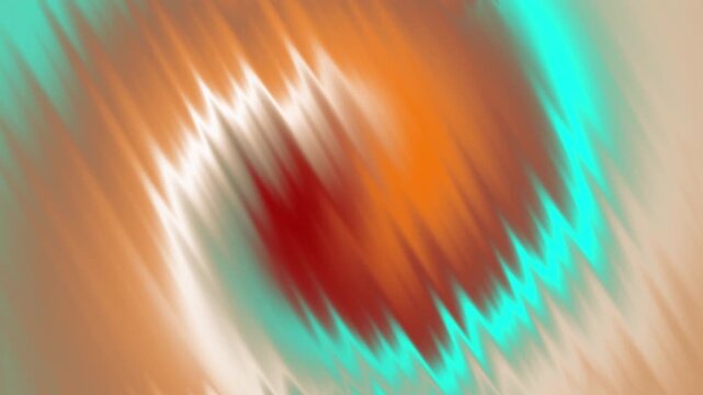 4K Abstract Teal and Orange Wavy Gradient Blur Background
