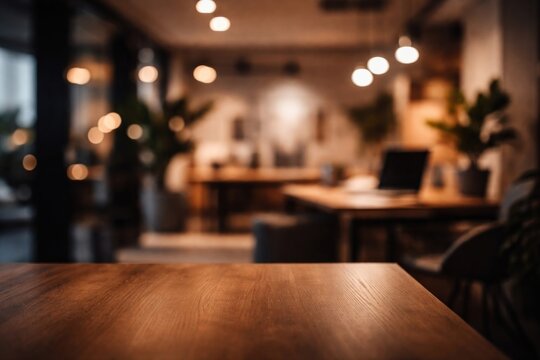 Modern cozy office interior design.