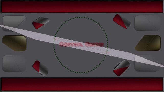 Grafica astratta in stile tecnologico con forme geometriche, elementi di interfaccia e dettagli futuristici, ideale per progetti digitali, concept tech e design moderni ad alto impatto visivo