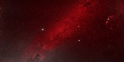 Obraz premium Red and black grunge background with fire smoke nebula galaxy texture and cosmic light design