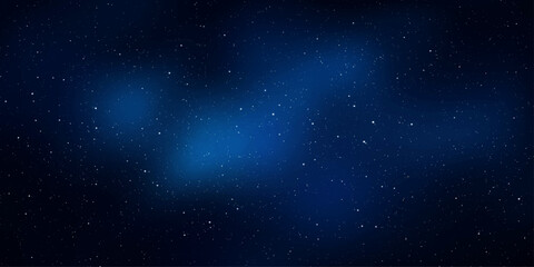 Abstract Blue Sky Background with Stars and Galaxy Space © RD Visuals