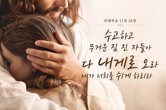Matthew 11:28 Scripture: Come to Me, All Who are Weary and Burdened, Inspirational Christian Poster with Elegant Typography