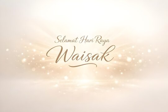 Selamat Hari Waisak - Peaceful and Spiritual Celebration of Buddha's Enlightenment