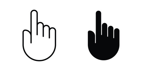 Fototapeta premium Cursor icon. symbol pictogram. UX UI icon