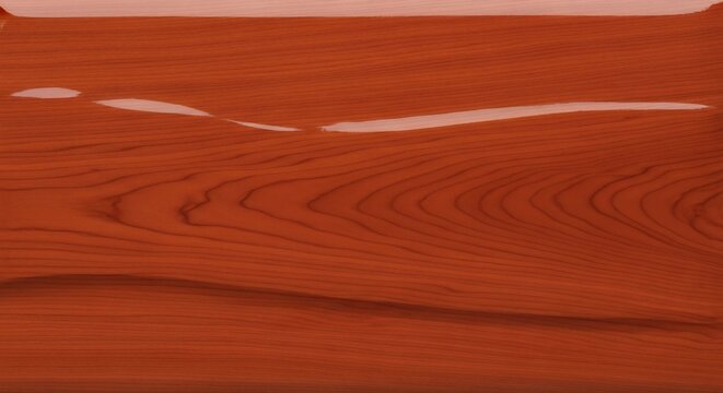 Warm-toned wood grain with glossy finish and natural patterns.