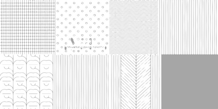 Seamless geometric square stripe pattern in gray and silver vintage vector design