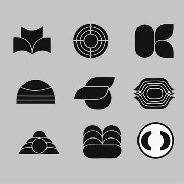 Set of information equipment line symbol symbols. Massive rectangular design UI icon set. Outline visuals pack. Thin. EPS10 vector graphics