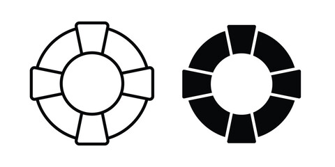 Life buoy icon. symbol pictogram. UX UI icon © Hunt
