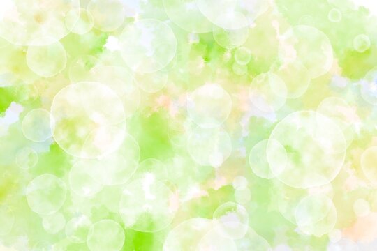 森をイメージした水彩調背景