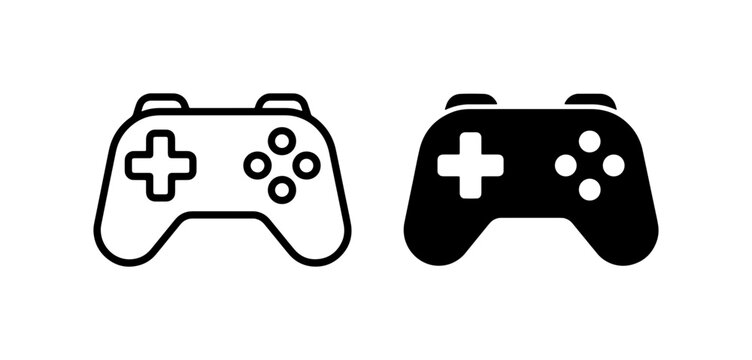 Video Game Controller Icons, Gaming Input Devices, Digital Entertainment