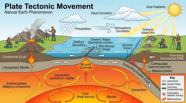 Plate Tectonic Movement Understanding the Dynamic Forces Shaping Earth's Surface