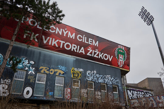 FC Viktoria Zizkov Stadium in Prague, Czech Republic