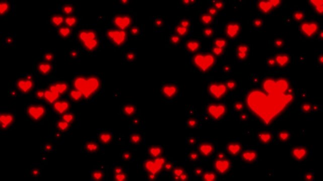 4K Social media Live style animated heart on white screen. 60 FPS