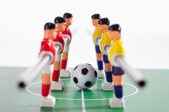 Figurines of table football