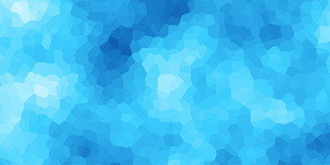 Fototapeta premium abstract tile cube space minimal low polygon blue gradient background with triangles wallpaper texture design.