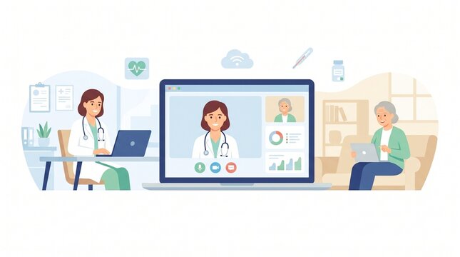 Online Doctor Consultation via Telemedicine Technology for Remote Healthcare.