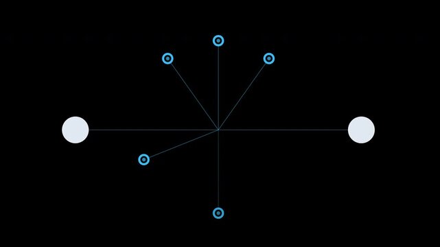Digital graphic of a basic planetary model concept. Ideal for educational materials, presentations, sciencerelated content, and spacethemed designs.