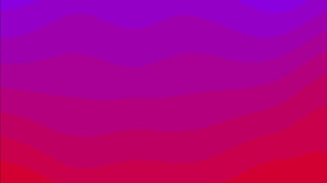 Purple and red gradient wave pattern motion background. Abstract fluid wave for modern technology design. Abstract wave animation for creative layout.