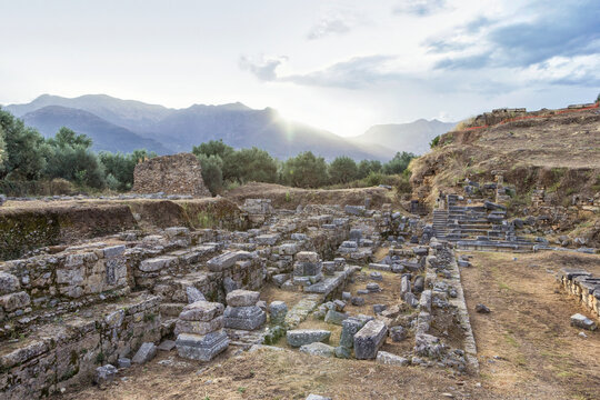 Greece, Peloponnese, Laconia, Sparta, amphitheatre