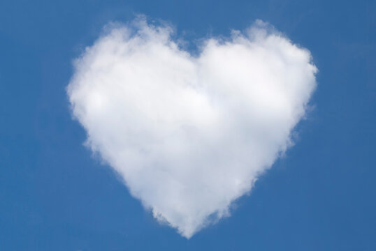 Heart-shaped cloud