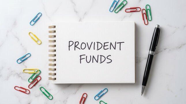 Employee provident funds and government regulated investment management concept.