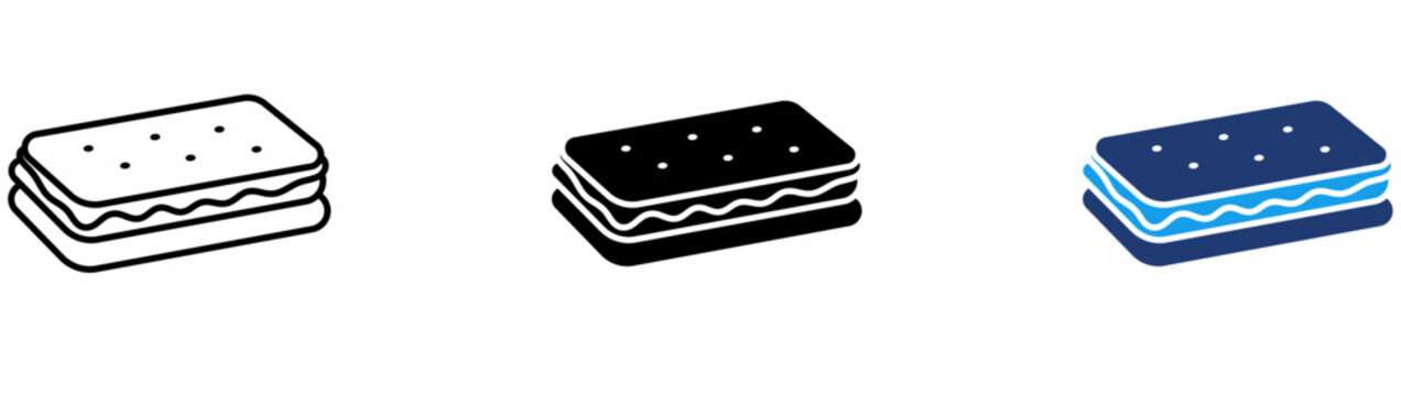 Multi Layer Mattress and Sleep Comfort Materials Icon.