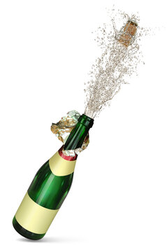 Sektflasche 5