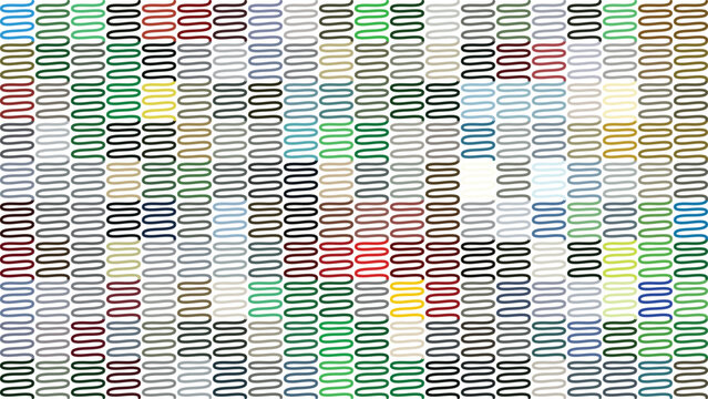 Curve line colorful modern pattern design