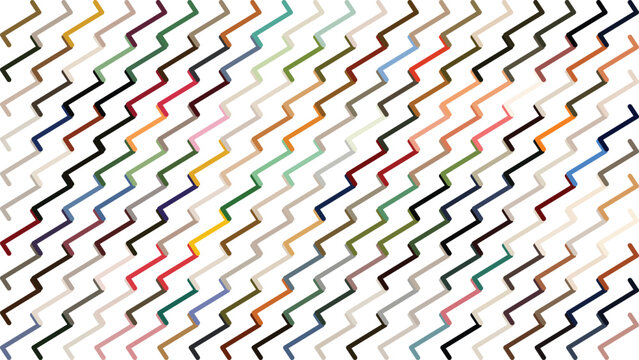 Abstract zigzag line design pattern illustration