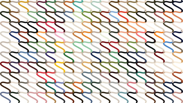 Abstract wave lines pattern design illustration