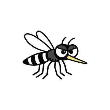Stylized Mosquito Illustration