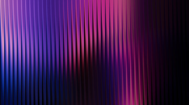 Vertical stripes with gradient purple and pink lighting on a dark textured background